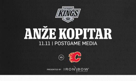 Captain Anže Kopitar | 11.11.24 LA Kings lose to Calgary Flames