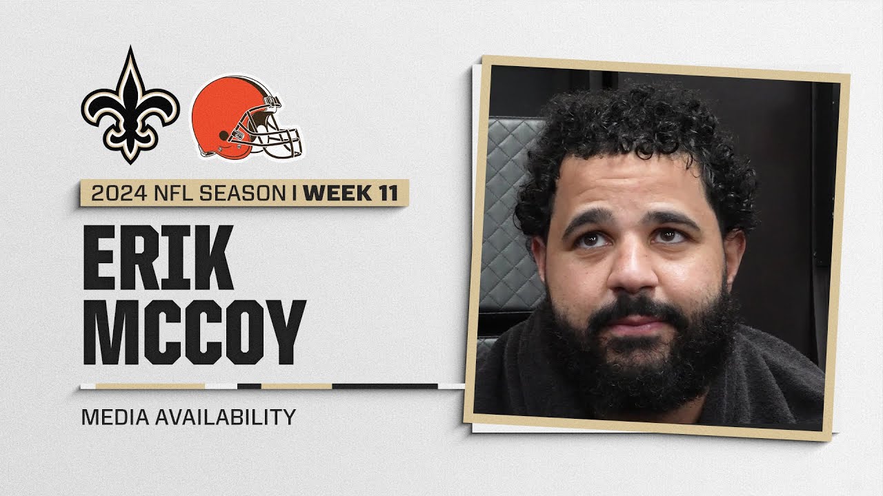 Erik McCoy on return from injury | New Orleans Saints