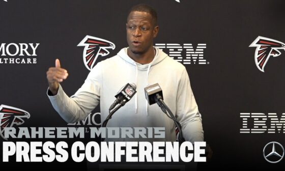 Raheem Morris gives injury updates and speaks matchups heading into Week 11 | Press Conference