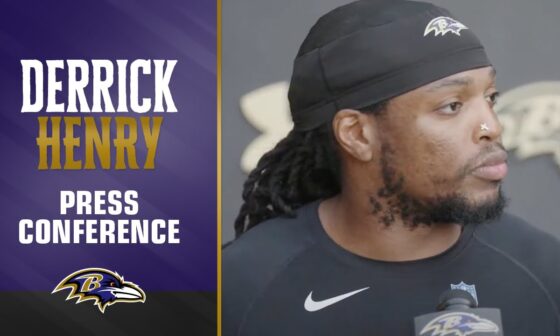 Derrick Henry on Joining the Ravens-Steelers Rivalry | Baltimore Ravens