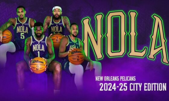 HYPE: New Orleans Pelicans 2024-25 NBA City Edition Uniform