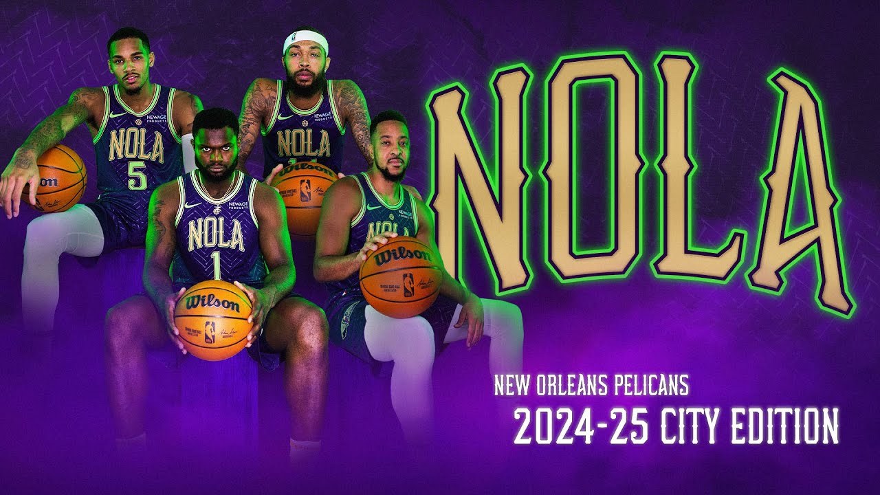 HYPE: New Orleans Pelicans 2024-25 NBA City Edition Uniform