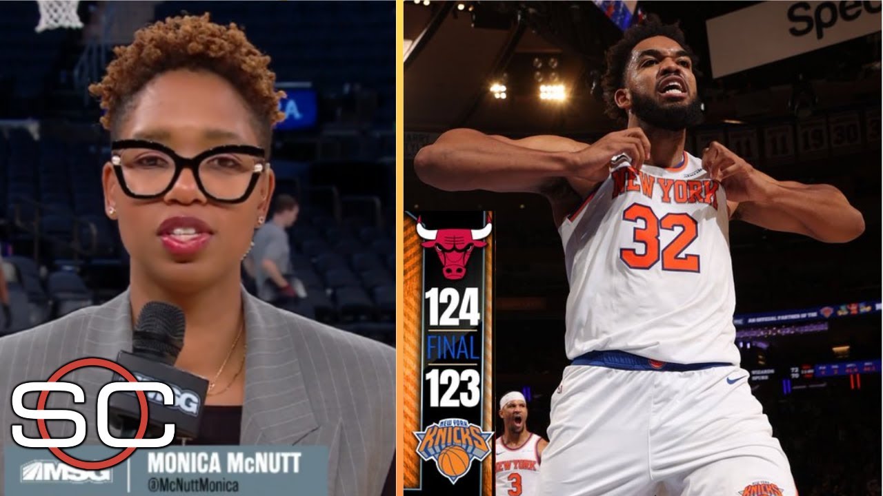 ESPN "GOES CRAZY" New York Knicks 124-123 loss to Chicago Bulls despite Karl-Anthony Towns 46 Pts