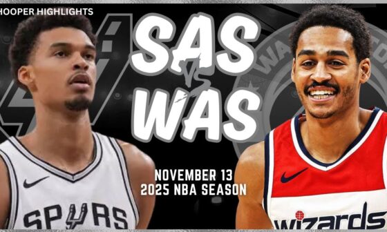 San Antonio Spurs vs Washington Wizards Full Game Highlights | Nov 13 | 2025 NBA Season