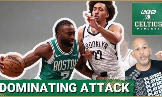 Boston Celtics attack Brooklyn Nets, Jayson Tatum & Jaylen Brown dominate in win