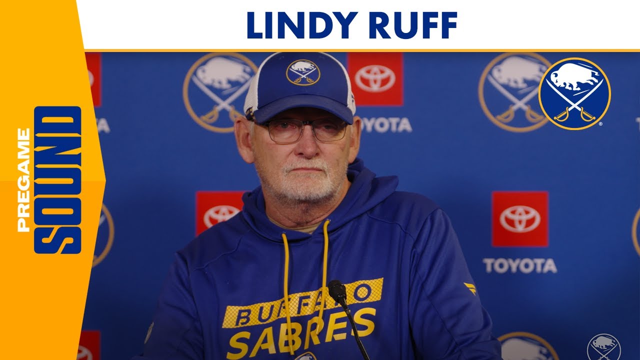 "Our Strength is All Four Lines Producing" | Lindy Ruff Ahead of Game Against St. Louis