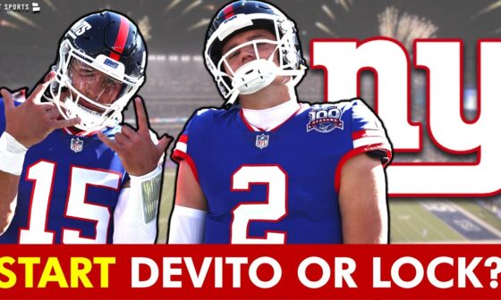 Giants Starting Tommy Devito or Drew Lock After Benching Daniel Jones?