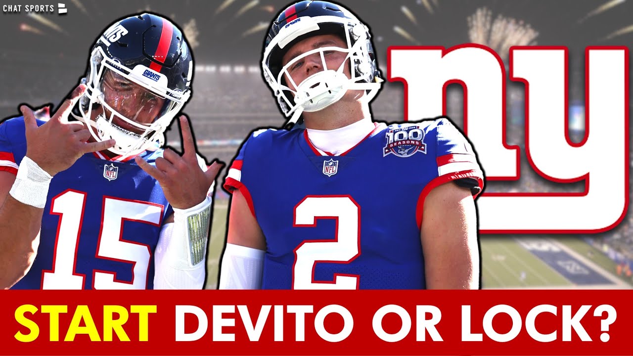 Giants Starting Tommy Devito or Drew Lock After Benching Daniel Jones?