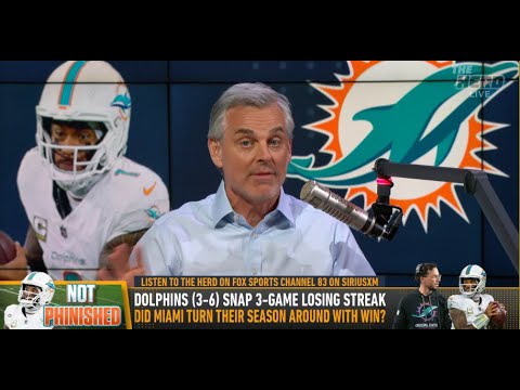 THE HERD | Colin Cowherd STUNNED, Miami Dolphins Just SAVED Their Season With Big Win Over LA