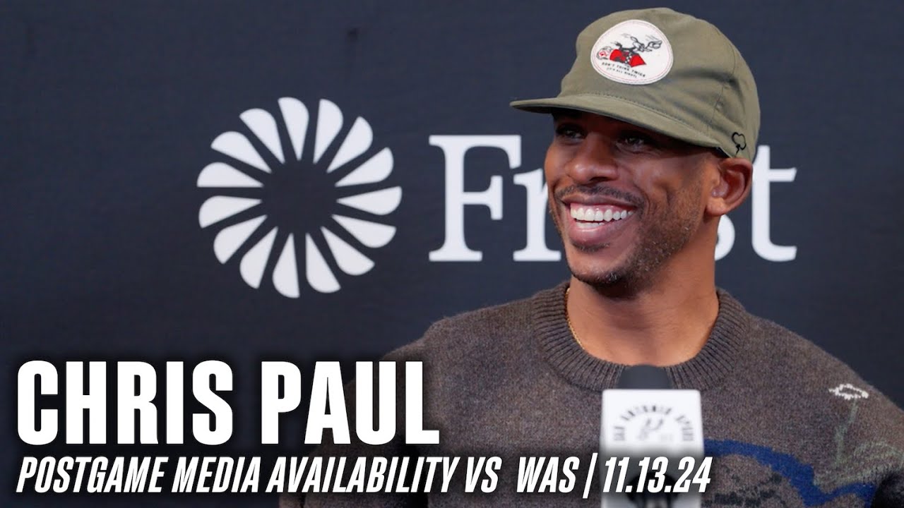 Chris Paul's Postgame vs Washington Wizards | 11.13.2024