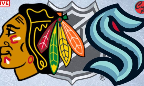 Chicago Blackhawks vs Seattle Kraken NHL Hockey | Live Game Cast & Chat