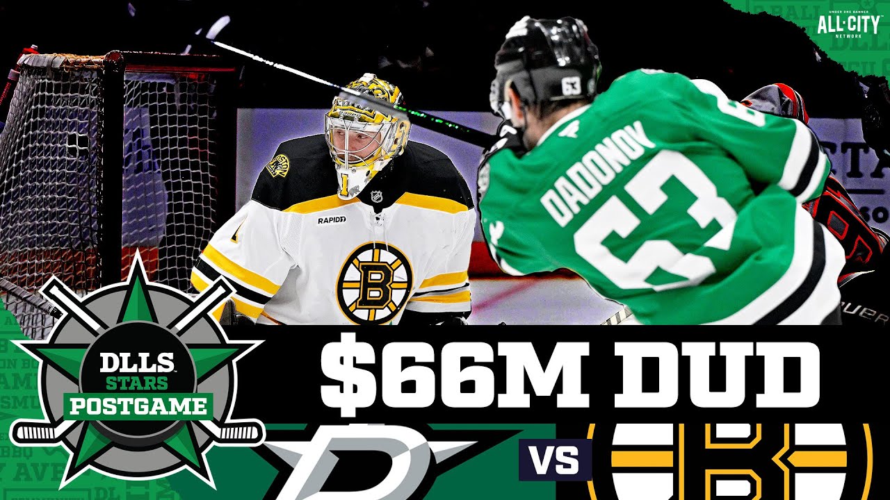 Dallas Stars embarrass Jeremy Swayman, Boston Bruins 7-2 | STARS POSTGAME