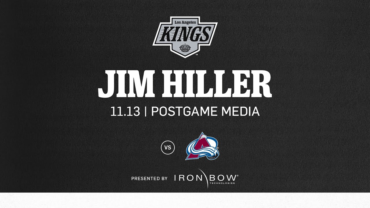 Head Coach Jim Hiller | 11.13 LA Kings lose to Colorado Avalanche