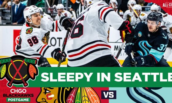 Ryan Donato scores but Chicago Blackhawks drowned by Seattle Kraken | CHGO Blackhawks POSTGAME