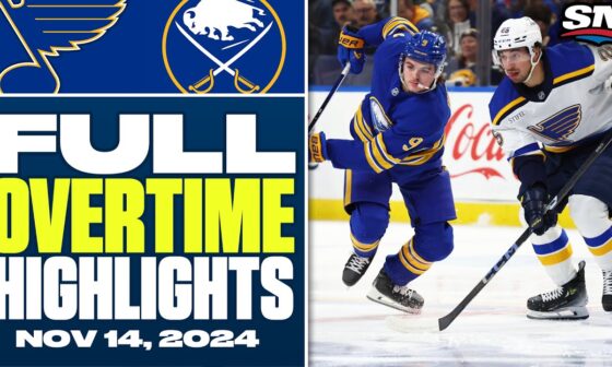 St. Louis Blues at Buffalo Sabres | FULL Overtime Highlights - November 14, 2024