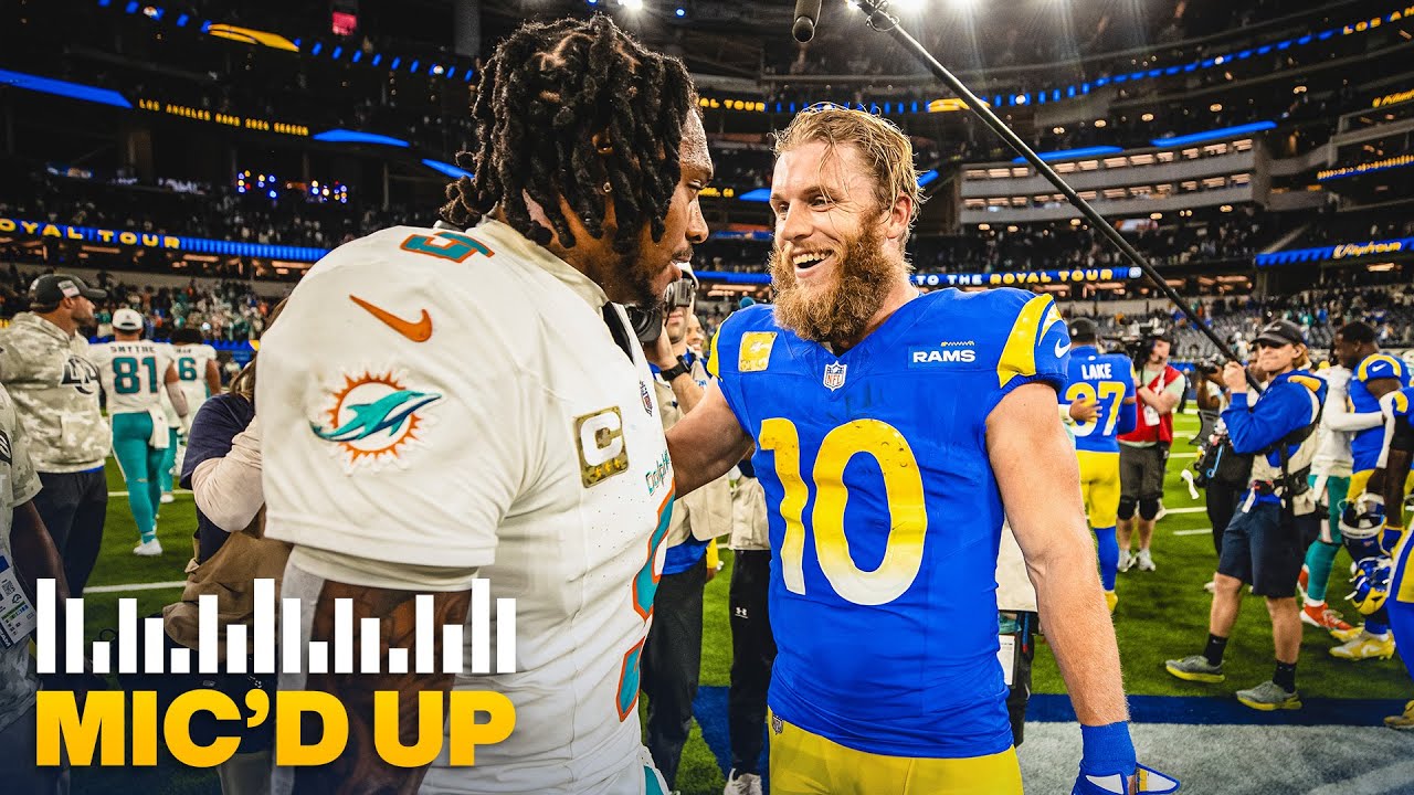 Cooper Kupp Mic’d Up vs. Dolphins | Classic Nine & Dime, Former Rams & One-Handed Catches