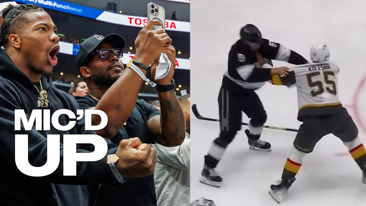 NFL Pros React To A Hockey Fight | LA Chargers