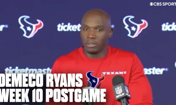 DeMeco Ryans says Texans did not play winning football in the second half | Press Conference