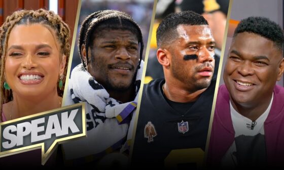 Confident Lamar can beat the Steelers & what can Russell Wilson prove with a win? | NFL | SPEAK