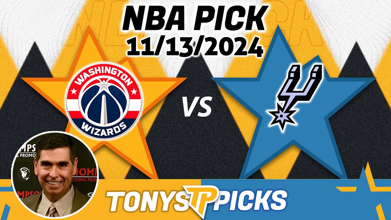 Washington Wizards vs. San Antonio Spurs Pick 11/13/24 NBA Betting Pick