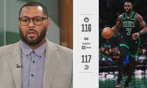 Eddie House reacts to Boston Celtics' 117-116 loss to Atlanta Hawks in NBA Cup; Jaylen Brown: 37 Pts