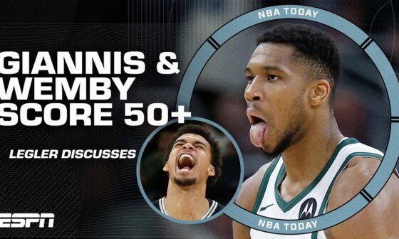 GIANNIS DROPS 59 & WEMBY DROPS 50 😱 Tim Legler breaks down BOTH performances | NBA Today