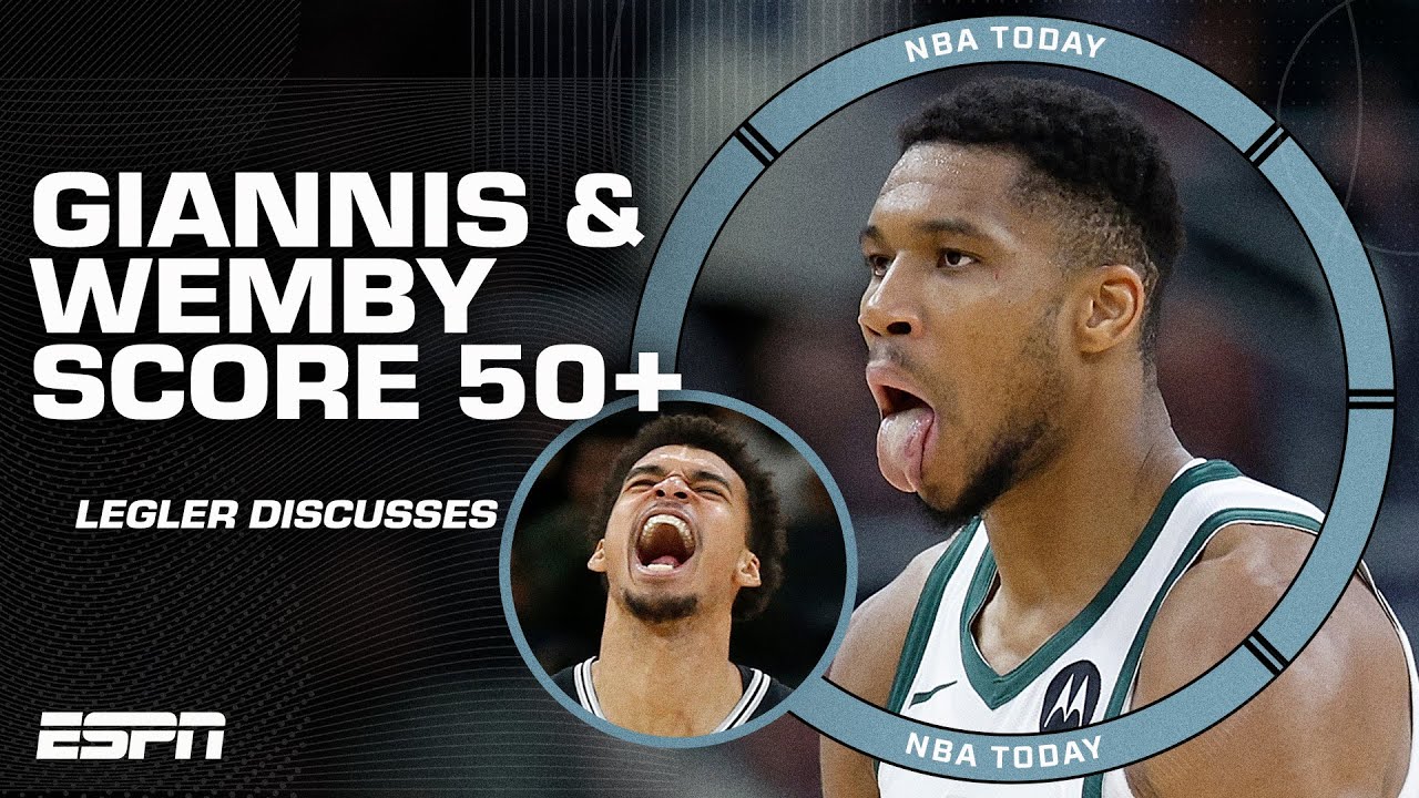 GIANNIS DROPS 59 & WEMBY DROPS 50 😱 Tim Legler breaks down BOTH performances | NBA Today