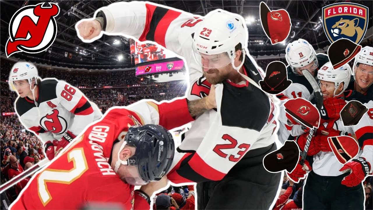 NJ Devils Beat Down Florida Panthers 6-2 | Jesper Bratt HAT TRICK Leads The Way