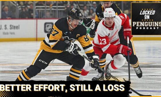 Penguins late start dooms them against Detroit