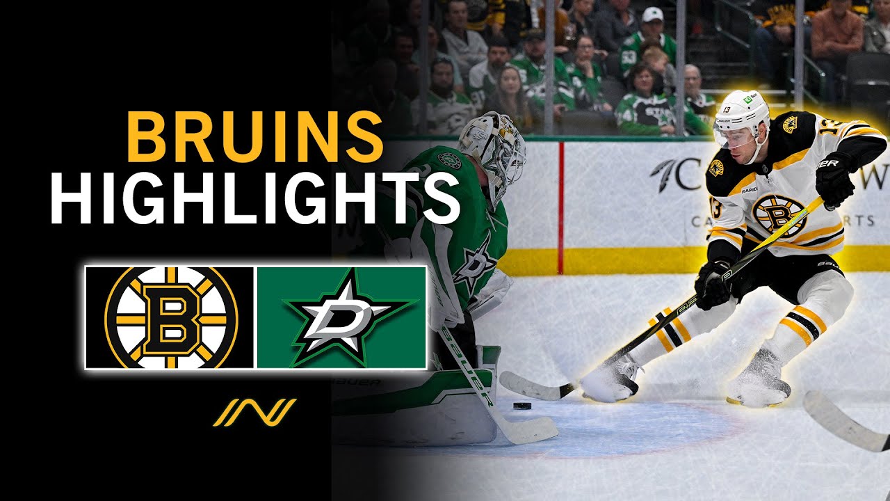 Bruins Highlights: Boston Heads To Dallas To Take On Stars Before Heading Home