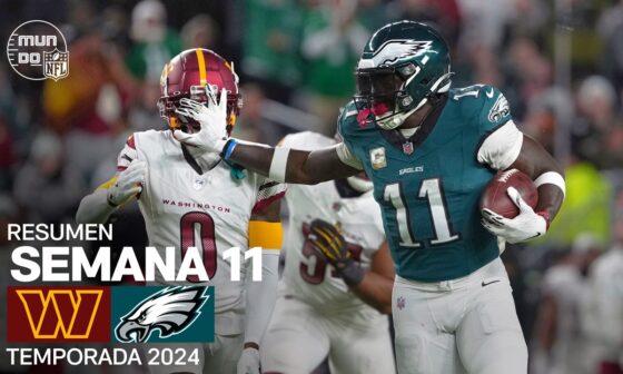 Washington Commanders vs. Philadelphia Eagles | Resumen en español - Semana 11 | NFL Highlights 2024