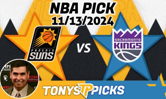 Phoenix Suns vs. Sacramento Kings Pick 11/13/24 NBA Spread Pick