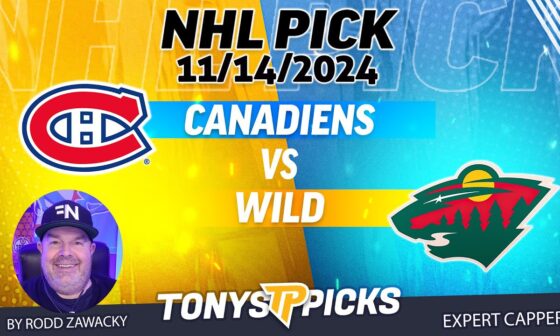 Montreal Canadiens vs Minnesota Wild 11/14/24 NHL Pick Today