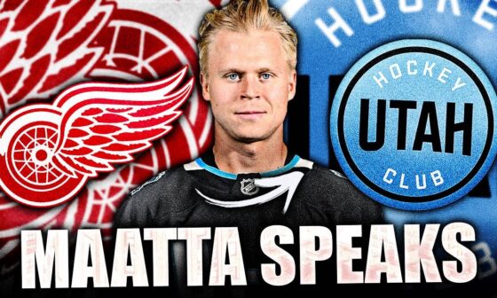 OLLI MAATTA SPEAKS OUT ON HIS SURPRISING DETROIT RED WINGS TRADE (Utah HC)