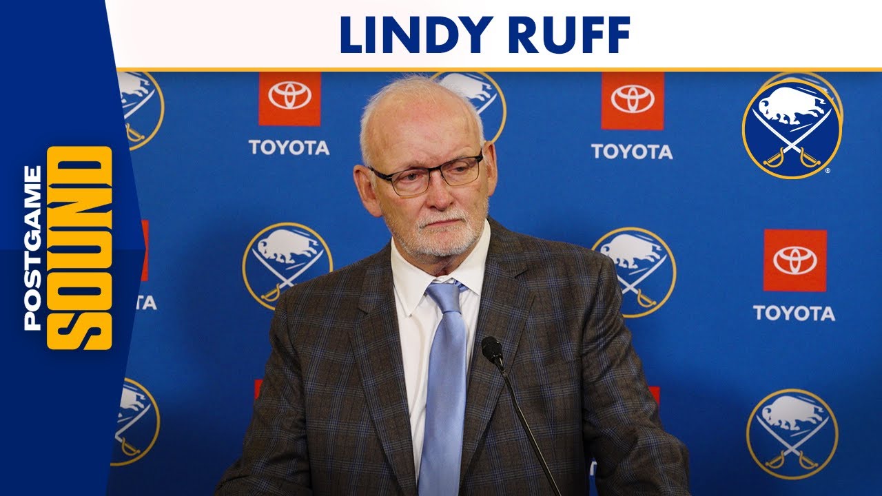 "Overcome Tough Moments" | Buffalo Sabres Coach Lindy Ruff After Defeating St. Louis Blues In OT