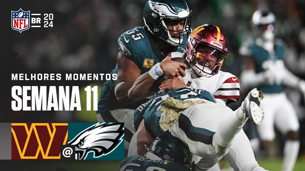 Washington Commanders vs Philadelphia Eagles | Melhores Momentos - NFL 2024