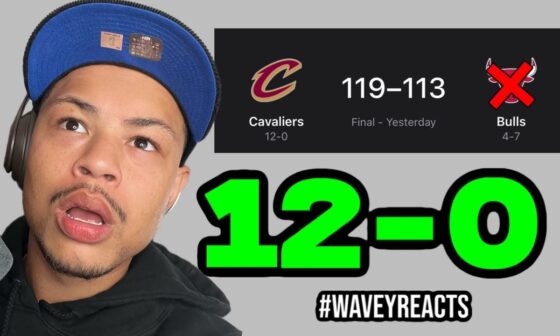 Cleavland Cavaliers vs Chicago Bulls reaction | Cavaliers Undefeated 12-0