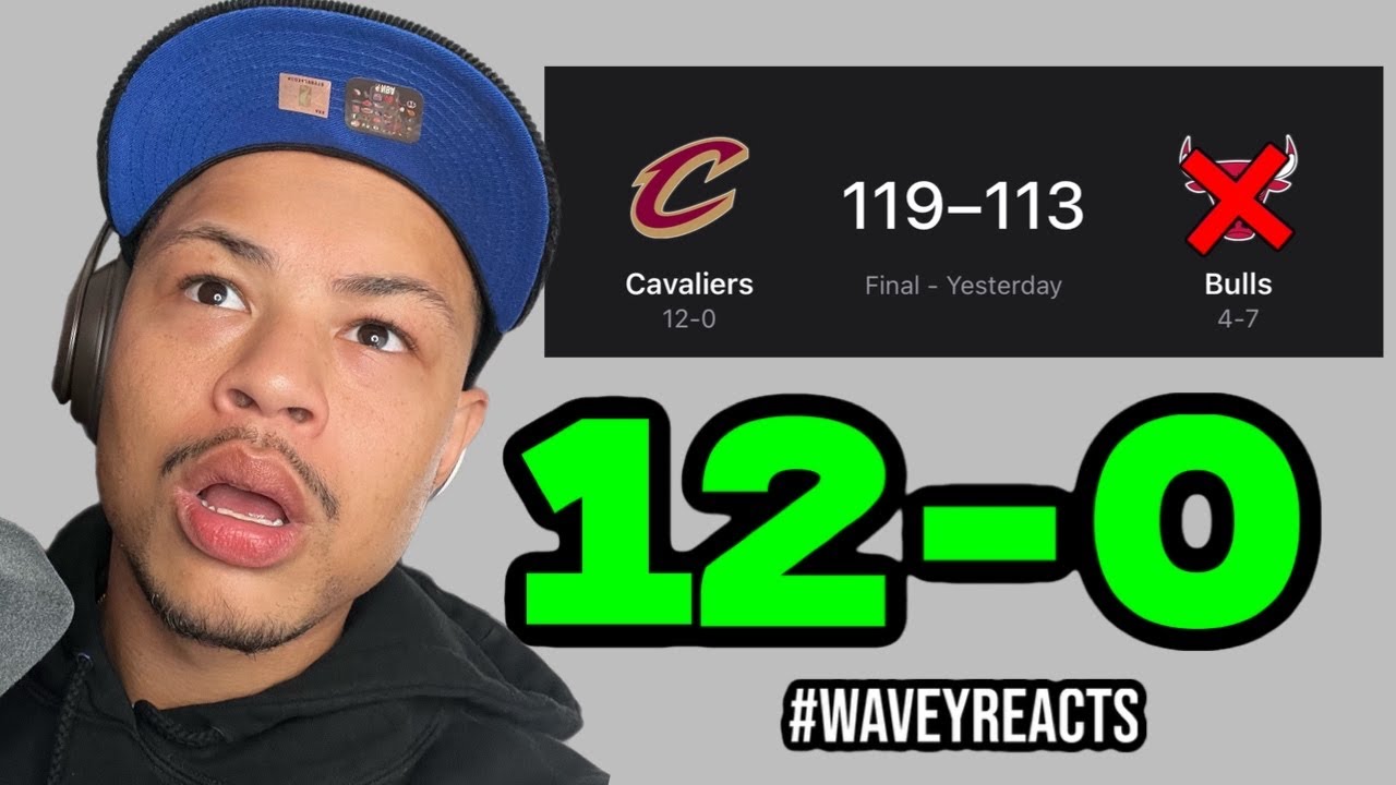 Cleavland Cavaliers vs Chicago Bulls reaction | Cavaliers Undefeated 12-0