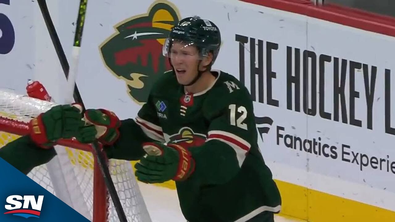 Wild's Matt Boldy Caps Off Beautiful Tic-Tac-Toe Passing Play With Goal