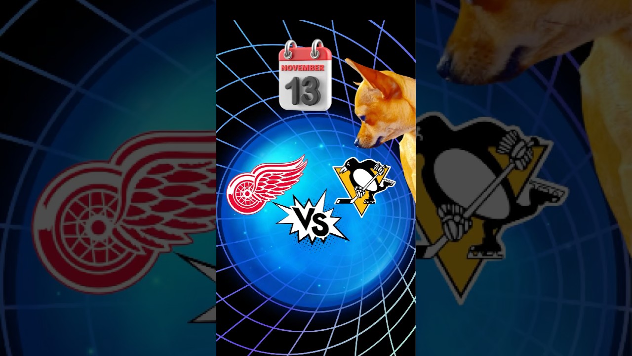 Detroit Red Wings 🆚 Pittsburgh Penguins | Butters’ NHL PREDICTION #shorts