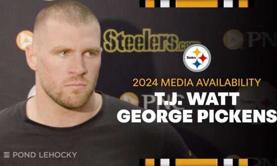 T.J. Watt, George Pickens Media Availability (Nov. 15) | Pittsburgh Steelers