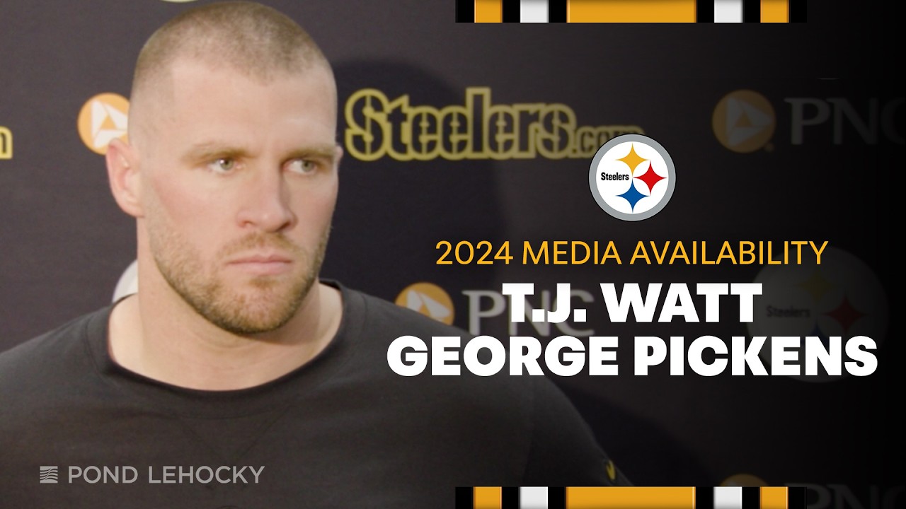 T.J. Watt, George Pickens Media Availability (Nov. 15) | Pittsburgh Steelers