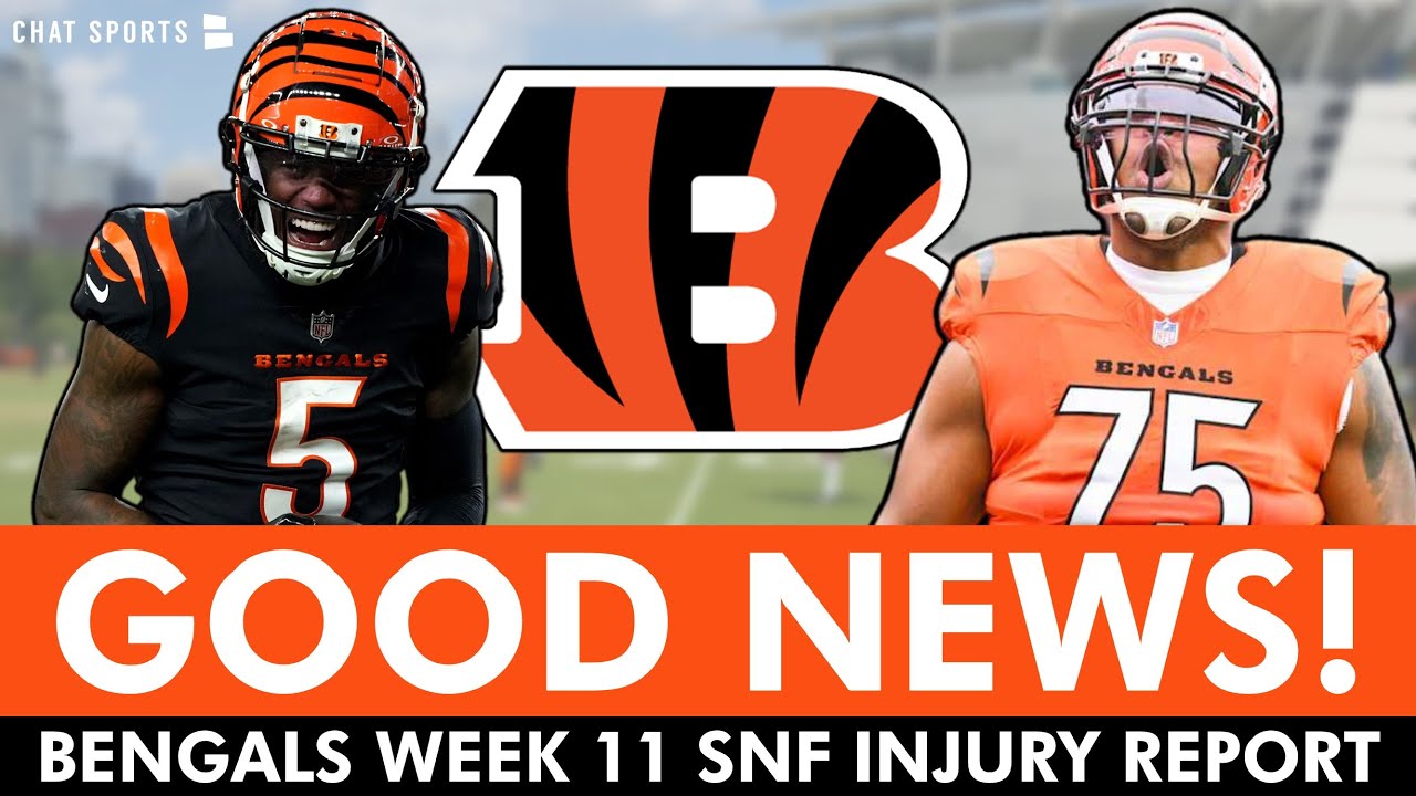 Cincinnati Bengals Get GOOD Injury News Before Sunday Night Football Week 11 vs. Chargers