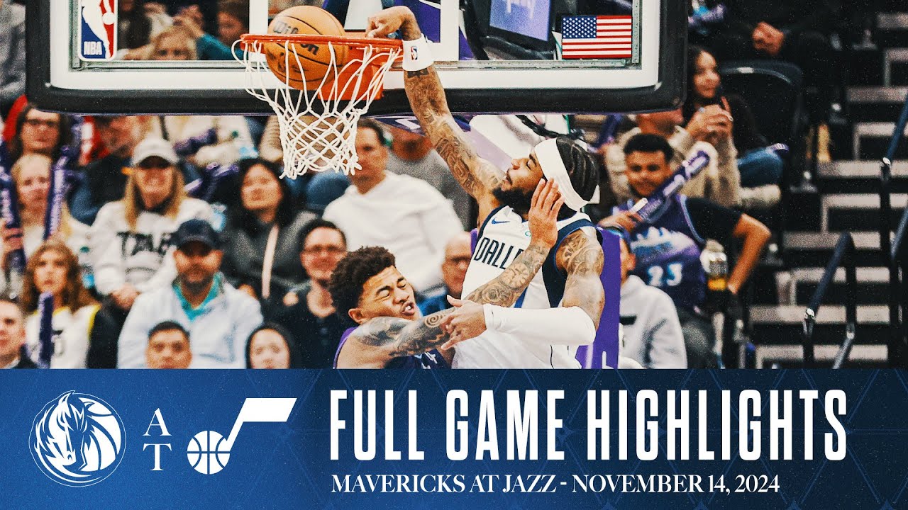 Dallas Mavericks Highlights vs. Utah Jazz | November 14, 2024