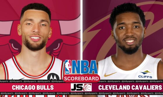 Chicago Bulls Vs Cleveland Cavaliers | NBA Live Play-By-Play Scoreboard 2024