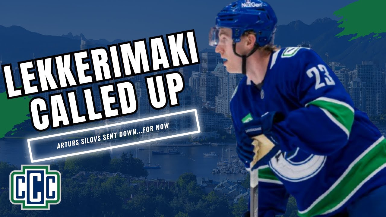 JONATHAN LEKKERIMAKI CALLED UP BY CANUCKS