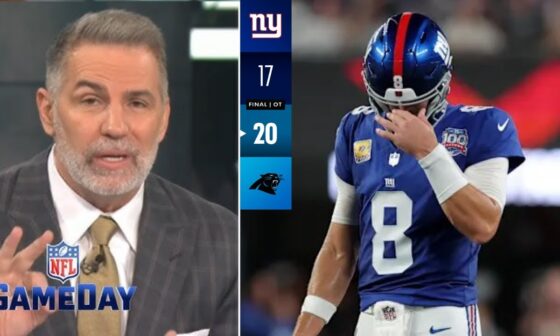 NFL Gameday | No QB is weaker than Daniel Jones! - Kurt Warner goes crazy Giants lose to Panthers