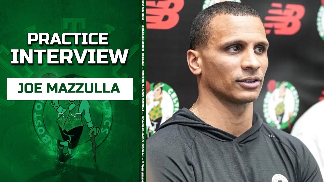 Joe Mazzulla: Kristaps Porzingis Injury Update | Celtics Practice Interview