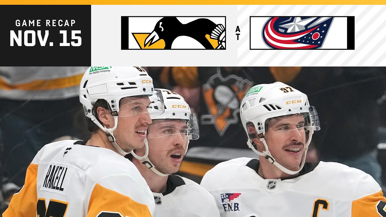 GAME RECAP: Penguins at Blue Jackets (11.15.24) | Nieto Returns