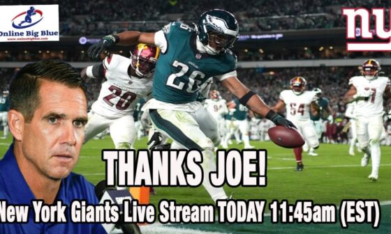 New York Giants Live Stream Today 11:45am (EST) Why I now OFFICIALLY DISLIKE Joe Schoen